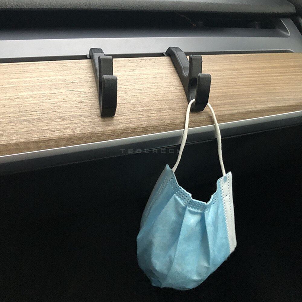 For Tesla Model 3 Y Car Hook Air Outlet Instrument Panel ABS Durable Storage 2021 2022 2023 Interior Accessories Decoration