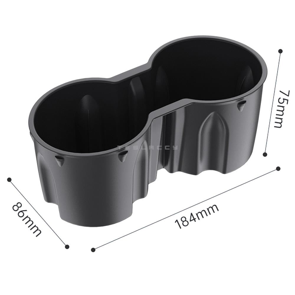 Water Cup Holder For Tesla Model 3 Y Center Console Accessories Non-slip Waterproof Non-toxic Odorless Car Coasters Black Gray