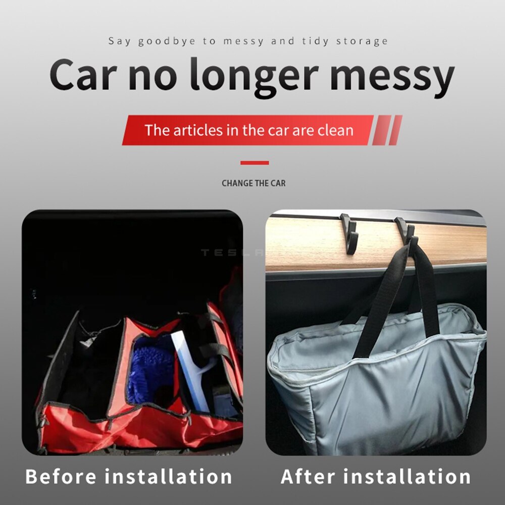For Tesla Model 3 Y Car Hook Air Outlet Instrument Panel ABS Durable Storage 2021 2022 2023 Interior Accessories Decoration