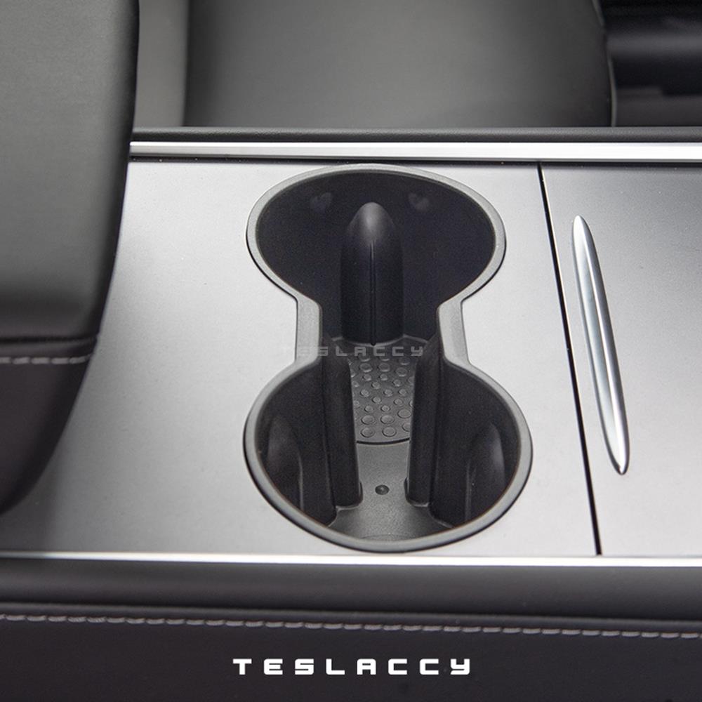 For Tesla Model 3 Y Water Cup Holder Center Console Accessories Non-slip Waterproof Non-toxic Odorless Car Coasters