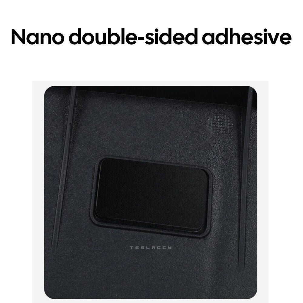 For 2018-2023 Tesla Model 3 Y Upgrade Screen Rear Storage Box Magnetic Hidden Srorage Tray Tissue Box Accessories