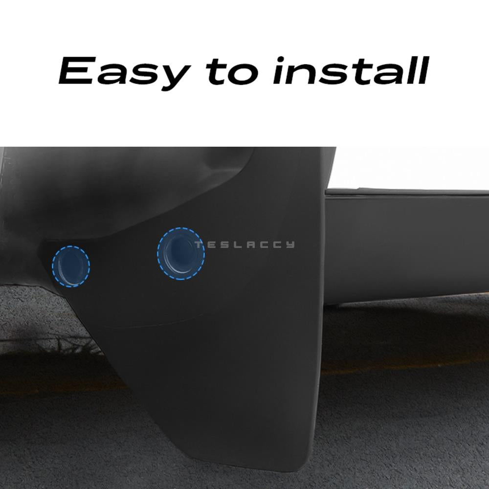 For Tesla Model Y 3 Car Wheel Mud Flaps Splash Guards MudFlaps Front Rear Fender New Upgrade TPE Mudguards Protector