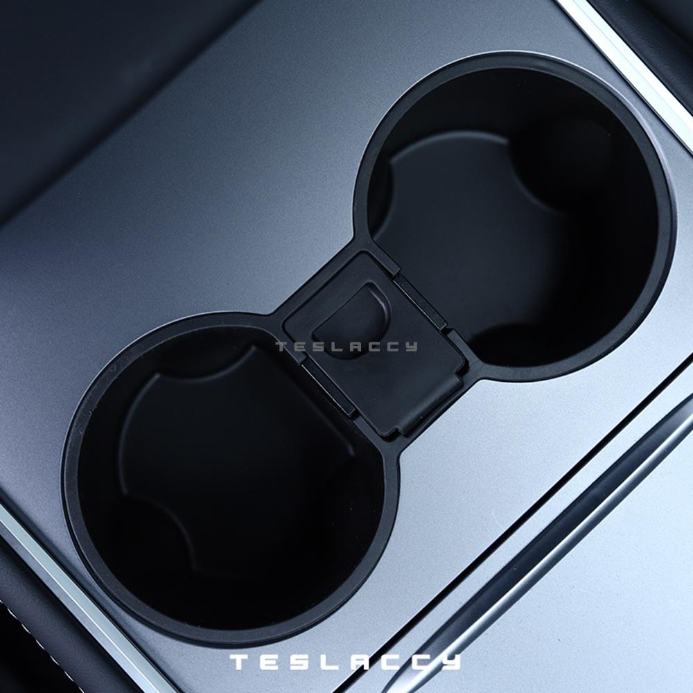 Water Cup Holder Center Console Accessories Non-slip Waterproof Non-toxic Odorless Car Coasters For Tesla Model 3 Y