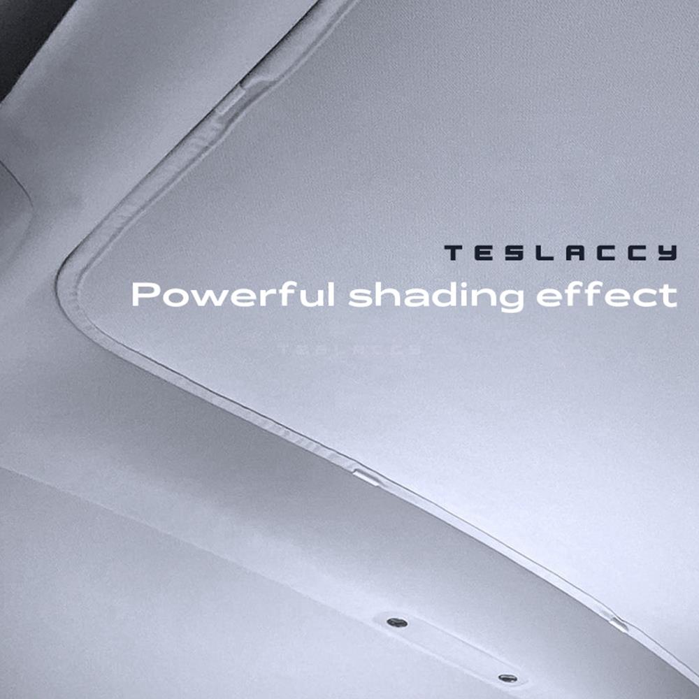 For Tesla Model 3 Y Sunroof Sunshade Front Rear Windshield skylight Blind Shading Net Sun Shades Glass Roof Sunshade with Buckle