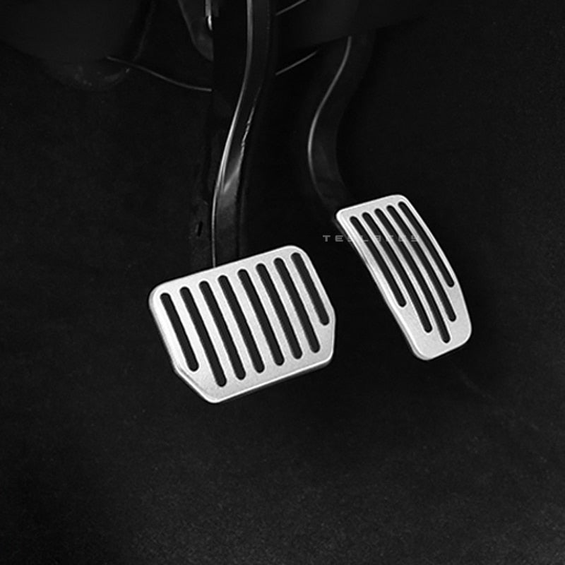 For 2022-2023 Tesla Model 3 Y Car Foot Pedal Pads Covers Accessories Aluminum Alloy Accelerator Brake Rest Pedal